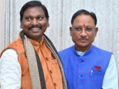 मुख्यमंत्री श्री साय से केंद्रीय कृषि और किसान कल्याण मंत्री श्री अर्जुन मुंडा ने की सौजन्य मुलाकात