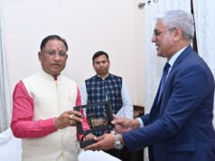 मुख्यमंत्री से एसईसीएल के सीएमडी डॉ प्रेम सागर मिश्रा ने की सौजन्य मुलाकात