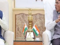 छत्तीसगढ़ के मुख्यमंत्री श्री विष्णुदेव साय ने आज नई दिल्ली में केन्द्रीय स्वास्थ्य मंत्री श्री मनसुख मांडविया से सौजन्य मुलाकात की