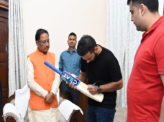 छत्तीसगढ़ में क्रिकेट खेल में बन रही है अच्छी संभावना: मुख्यमंत्री श्री साय