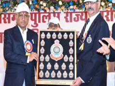 मुख्यमंत्री श्री विष्णु देव साय छत्तीसगढ़ पुलिस राज्य स्तरीय खेलकूद प्रतियोगिता के समापन समारोह में हुए शामिल