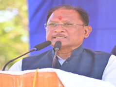 मुख्यमंत्री श्री विष्णुदेव साय अखिल भारतीय गोल्ड कप फुटबॉल प्रतियोगिता के समापन समारोह में हुए शामिल