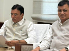 श्रम मंत्री लखन लाल देवांगन ने की केंद्रीय श्रम मंत्री मनसुख एल मंडाविया से मुलाक़ात,प्रदेश में ईएसआईसी नर्सिंग कॉलेज की स्थापना हेतु की मांग