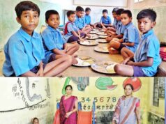 धुएं से मुक्ति और आहार से बच्चो को मिल रही शक्ति