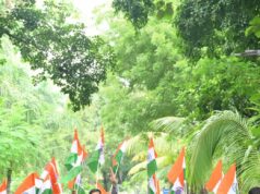 हर घर तिरंगा अभियान: उपमुख्यमंत्री विजय शर्मा ने आवास पर लगाया तिरंगा, दिया एकता व देशभक्ति का संदेश…