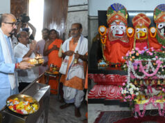 राज्यपाल रमेन डेका ने किए महाप्रभु श्री जगन्नाथ भगवान के दर्शन….