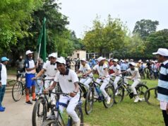 राष्ट्रीय खेल दिवस पर निकाली गई साइकल रैली…