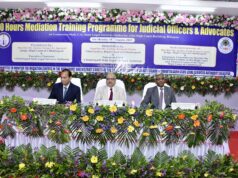 मुख्य न्यायाधिपति न्यायमूर्ति रमेश सिन्हा ने किया 40 घंटे के मध्यस्थता प्रशिक्षण कार्यक्रम का उद्घाटन….
