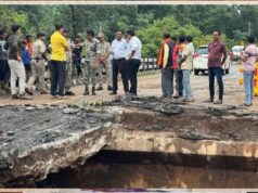 दंतेवाड़ा : बारसूर के क्षतिग्रस्त गणेष बहार पुल का मरम्मती कार्य हुआ पूर्ण