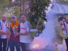 पहलगाम हमले में बीजेपी कार्यकर्ता की जान बचाने वाले नजाकत अहमद शाह का छत्तीसगढ़ में भव्य स्वागत