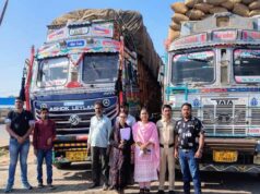 चिल्फी में दो ट्रकों से 647 क्विंटल अवैध धान जब्त, सीमावर्ती इलाकों में सख्त निगरानी