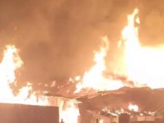 भोपाल के पुराने लकड़ी मार्केट में भयंकर आग, करोड़ों का माल जलकर हुआ खाक