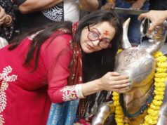 जया प्रदा महाकाल मंदिर में पहुंचीं, धर्मेंद्र की लंबी उम्र और अच्छी सेहत की मांगी कामना