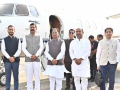 मुख्यमंत्री ने स्टेट हैंगर से विमान परिचालन सेवा का किया शुभारंभ