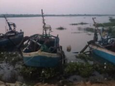 अवैध रेत उत्खनन के मामले में चार नौकाएं जब्त….