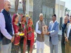 राज्यपाल पटेल ने गुजरात के बिरसा मुंडा जनजातीय विश्वविद्यालय राजपीपला का किया भ्रमण