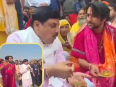 हाईवे पर साथ दिखे CM मोहन यादव और धीरेंद्र शास्त्री, जमीन पर बैठकर किया भोजन