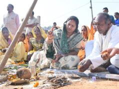 मंत्री श्रीमती लक्ष्मी राजवाड़े ने दो सड़क निर्माण कार्यों का किया भूमिपूजन….