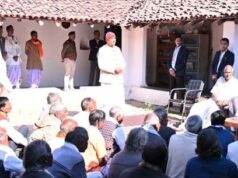 मुख्यमंत्री विष्णु देव साय ने सामरबार में संत बभु्रवाहन महाराज से की भेंट….