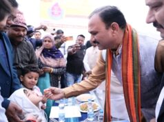 राष्ट्रीय पल्स पोलियो अभियान 2025 का भव्य शुभारंभ, स्वास्थ्य मंत्री जायसवाल ने बच्चों को पिलाई पोलियो की खुराक…