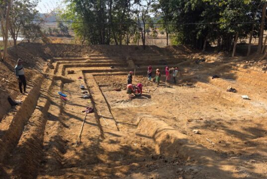 मनरेगा की ‘आजीविका डबरी’ से संवर रही छोटे किसानों की तकदीर: जल संरक्षण के साथ सब्जी उत्पादन एवं मत्स्य पालन से बढ़ेगी ग्रामीण आय…..