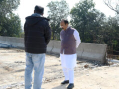 उप मुख्यमंत्री अरुण साव ने पुल निर्माण कार्य का किया औचक निरीक्षण….