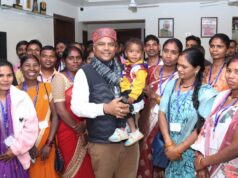 वनमंत्री केदार कश्यप से बीजापुर के पंच-सरपंचों ने की सौजन्य भेंट….