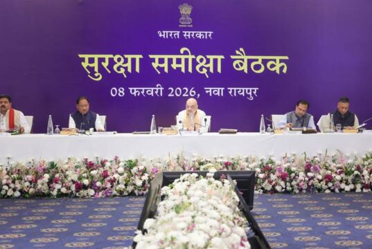 केन्द्रीय गृह एवं सहकारिता मंत्री अमित शाह ने आज रायपुर, छत्तीसगढ़ में वामपंथी उग्रवाद पर सुरक्षा समीक्षा बैठक की अध्यक्षता की….