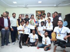 उप मुख्यमंत्री विजय शर्मा से उत्कृष्ट प्रदर्शन करने वाले खिलाड़ियों ने की सौजन्य मुलाकात: राज्यस्तरीय पैरा एथलेटिक्स प्रतियोगिता में कबीरधाम जिला के खिलाड़ियों का रहा दबदबा…..