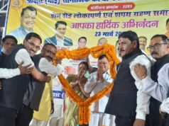 उद्योग मंत्री लखनलाल देवांगन ने आज कोरबा में 30 लाख रूपए की लागत से निर्मित डोम का किया लोकार्पण