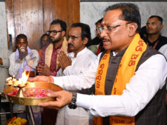 मुख्यमंत्री विष्णु देव साय ने जगन्नाथ मंदिर में की पूजा-अर्चना….