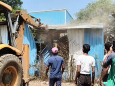 जिला प्रशासन द्वारा अतिक्रमण हटाने की गई कार्रवाई की गई, ग्राम समोदा में हटाया गया अवैध कब्जा….