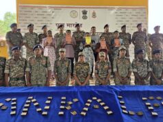 दंतेवाड़ा में 5 माओवादियों ने किया आत्मसमर्पण : पूना मारगेम से बदली जिंदगी….