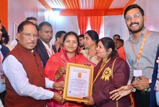 गोल्डन बुक ऑफ वर्ल्ड रिकॉर्ड में दर्ज हुआ छत्तीसगढ़ का सामूहिक विवाह, 6,412 जोड़ों के साथ सामाजिक समरसता के साथ ऐतिहासिक मिसाल….