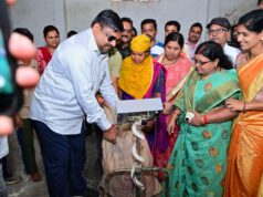 मंत्री गजेन्द्र यादव ने उचित मूल्य दुकान का किया औचक निरीक्षण, स्वयं चावल मापकर मशीन की सटीकता जॉचा…..