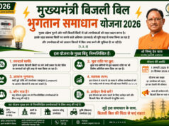 मुख्यमंत्री बिजली बिल भुगतान समाधान योजना 2026’ : ’आम उपभोक्ताओं के लिए बड़ी राहत, आसान हुआ पुराने बिजली बिलों का भुगतान’….