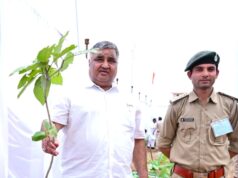 “एक पेड़ माँ के नाम” अभियान के तहत मंत्री राजेश अग्रवाल ने नवीन विधानसभा परिसर में लगाया पौधा…..