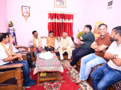 सेवा, सुशासन और जनकल्याण के 12 वर्ष पूर्ण होने पर विशेष जनसंपर्क अभियान के तहत वित्त मंत्री ओ.पी. चौधरी ने प्रबुद्ध नागरिकों से किया संवाद….