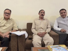 वक्फ बोर्ड अध्यक्ष डॉ. सलीम राज ने यूसीसी समिति सदस्यों से की सौजन्य मुलाकात…..