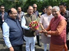 मुख्यमंत्री विष्णुदेव साय का बिलासपुर आगमन पर आत्मीय स्वागत….