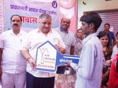 पक्के घर में कदम रखते ही चेहरे पर आई मुस्कान, 5,596 परिवारों के साकार हुए अपने आशियाने के सपने, लखनपुर के गोरता में पर्यटन मंत्री राजेश अग्रवाल ने हितग्राहियों को सौंपी ‘खुशियों की चाबी…..